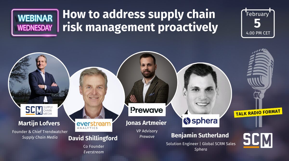 SCM Webinar How to address supply chain risk management proactively